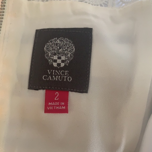 Vince Camuto EUC Stripes & Lace Flowy A-Line Dress with Pockets - Picture 9 of 10